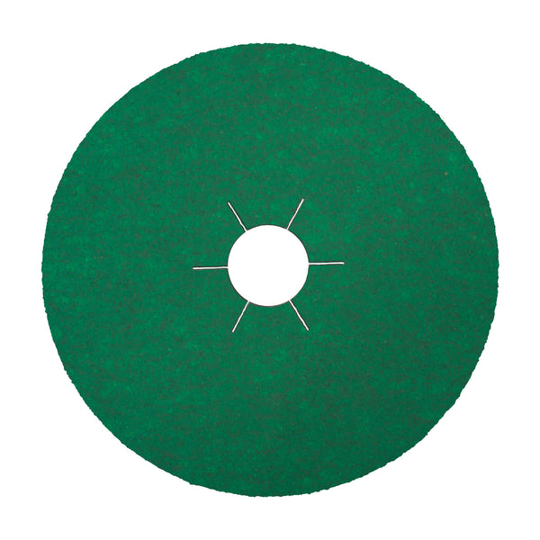 Fibre Disc (FS966) 125x22mm Ceramic Green Multibond Star hole
