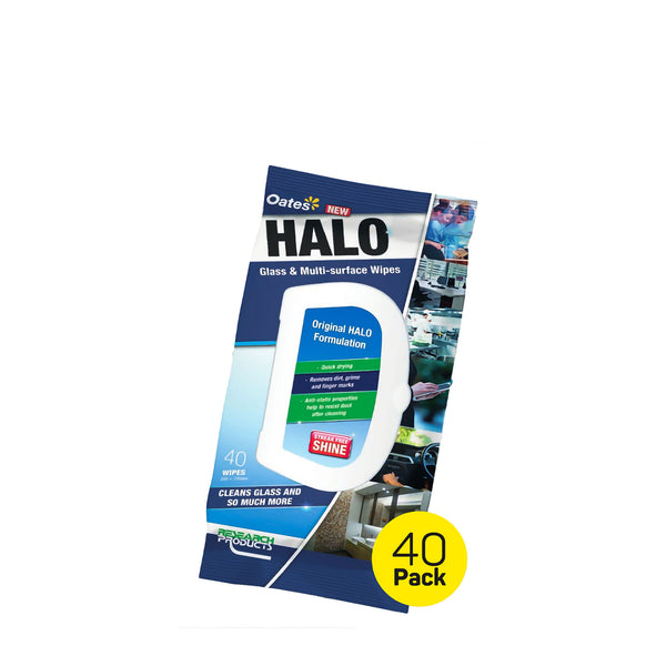 Halo Glass & Multi-Surface Wipes