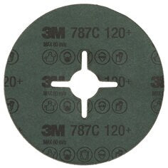 3M™ Fibre Disc 787C, 125 mm x 22 mm, 120+, Slotted